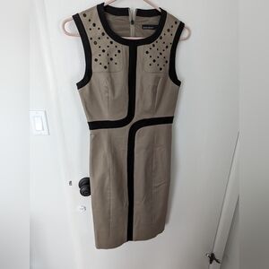 Karen Millen Eyelet Grommet fitted dress